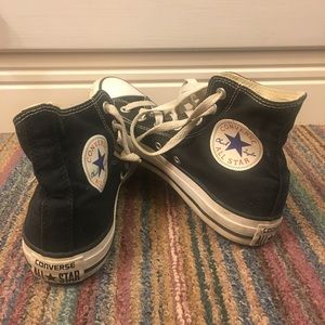 Classic black converse sneakers